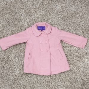 2t pink dress coat